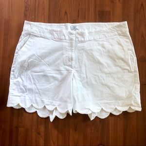 Crown & Ivy Curvy - White Shorts
